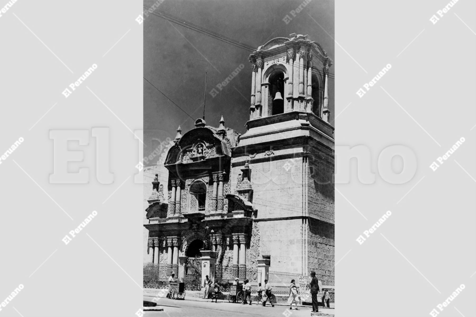 Arequipa - 1952 / Palacio Arzobispal de Arequipa.
Foto: Archivo Histórico / El Peruano