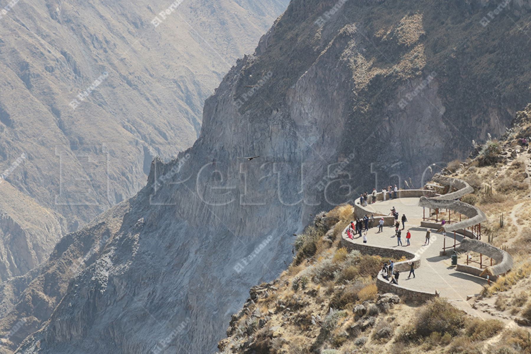 Arequipa - 3 diciembre 2021 / Visita al Valle del Colca en Arequipa. Traslado y visita al Mirador de la Cruz de Cóndor.
Foto: ANDINA/ Archivo