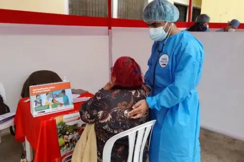 Jornada de salud contra la TBC en penal Virgen de Fátima. Foto: ANDINA/Difusión