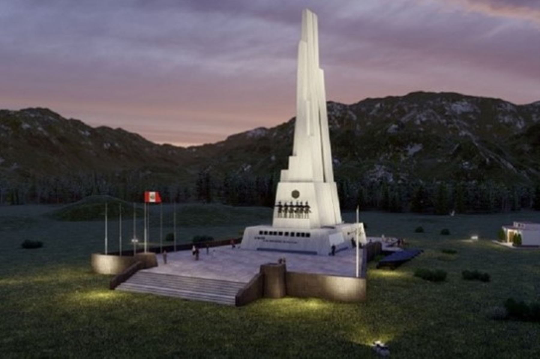 El monumento conmemorativo de la Batalla de Ayacucho es un obelisco en mármol del artista español Aurelio Bernandino Arias. Foto: Mincul