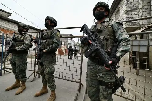 En 2021, Ecuador incautó el récord de 210 toneladas de droga, la mayoría cocaína. Foto: AFP