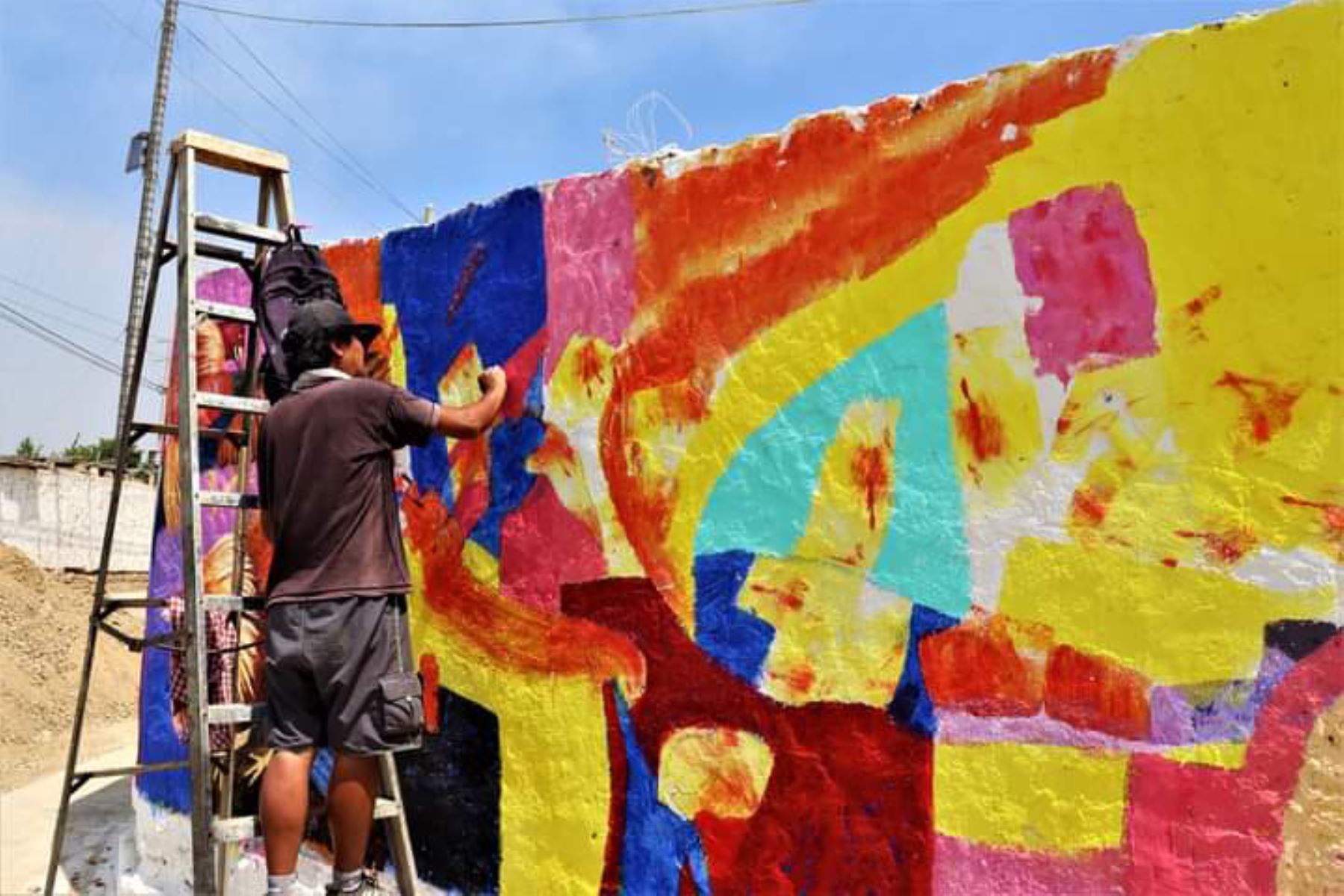 El Primer Festival de Arte Urbano por la Paz - La Esperanza 2022 busca sensibilizar, a través de diferentes expresiones artísticas y culturales, a la ciudadanía. Foto: ANDINA/Difusión