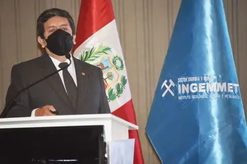 Presidente ejecutivo del Instituto Geológico, Minero y Metalúrgico (Ingemmet), Henry Luna. Foto: Cortesía.