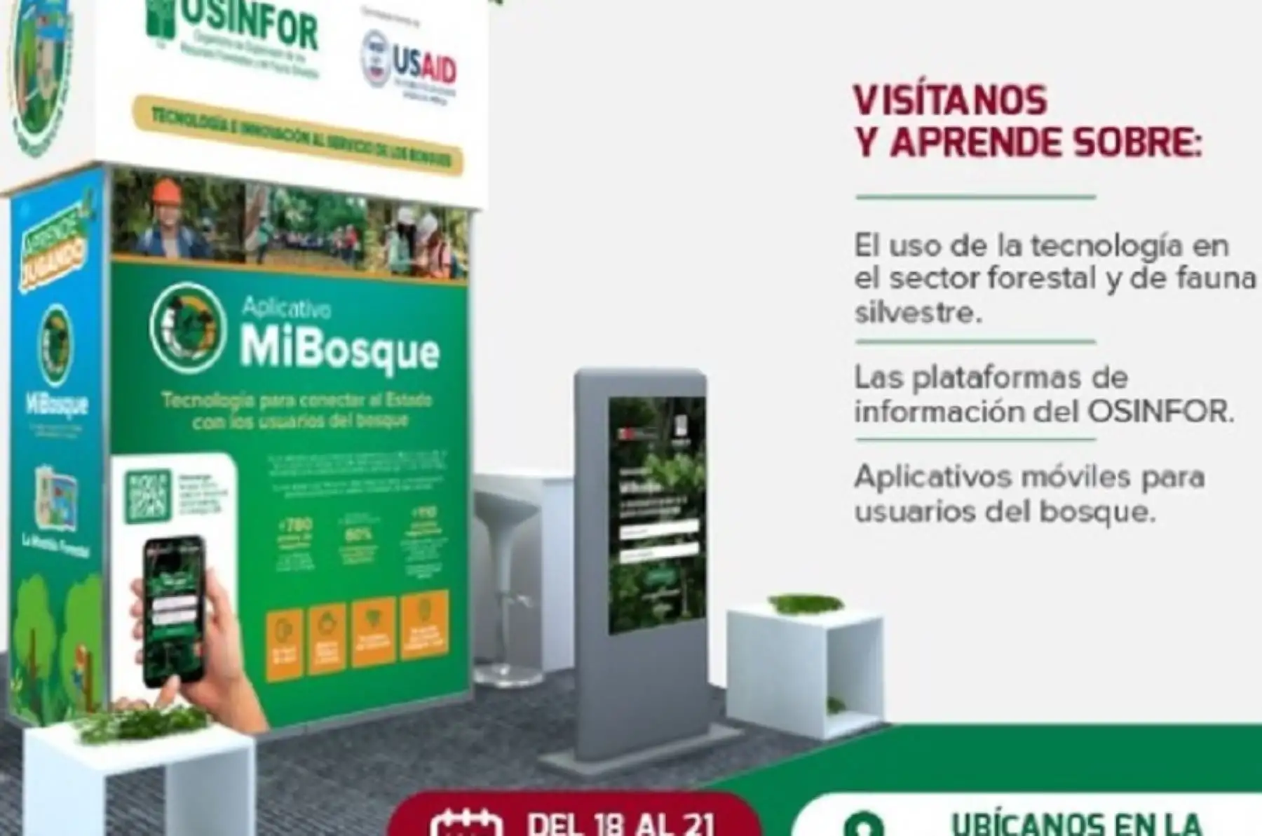 El Organismo de Supervisión de los Recursos Forestales y de Fauna Silvestre participará en la ExpoAmazónica Amazonas 2022, que se realizará del 18 al 21 de agosto en la ciudad de Chachapoyas, donde exhibirá su aporte tecnológico al sector forestal de país, mediante innovadores aplicativos y plataformas de información.