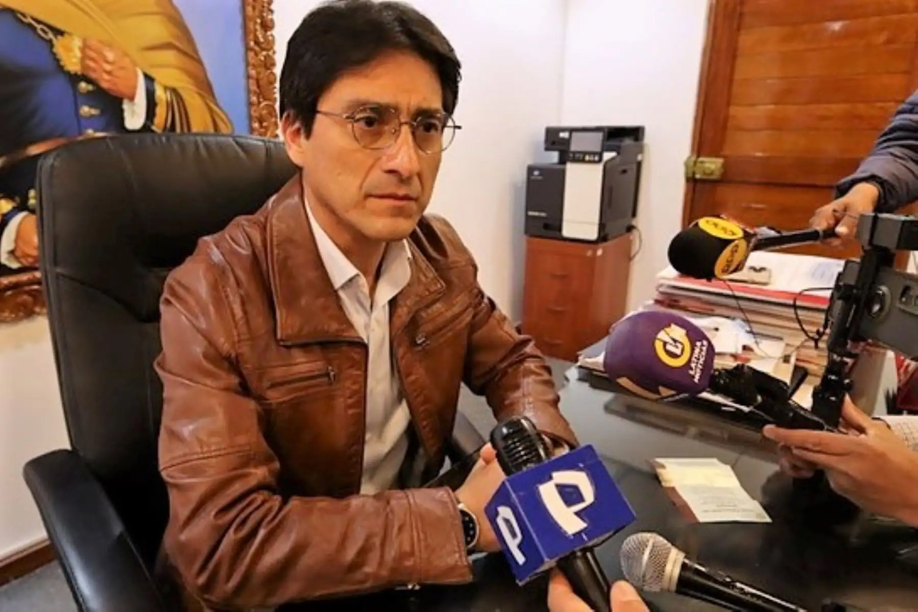 Gobernador regional de Cusco, Jean Paul Benavente, se pronunció sobre la situación política del país. Foto: Gobierno Regional de Cusco.
