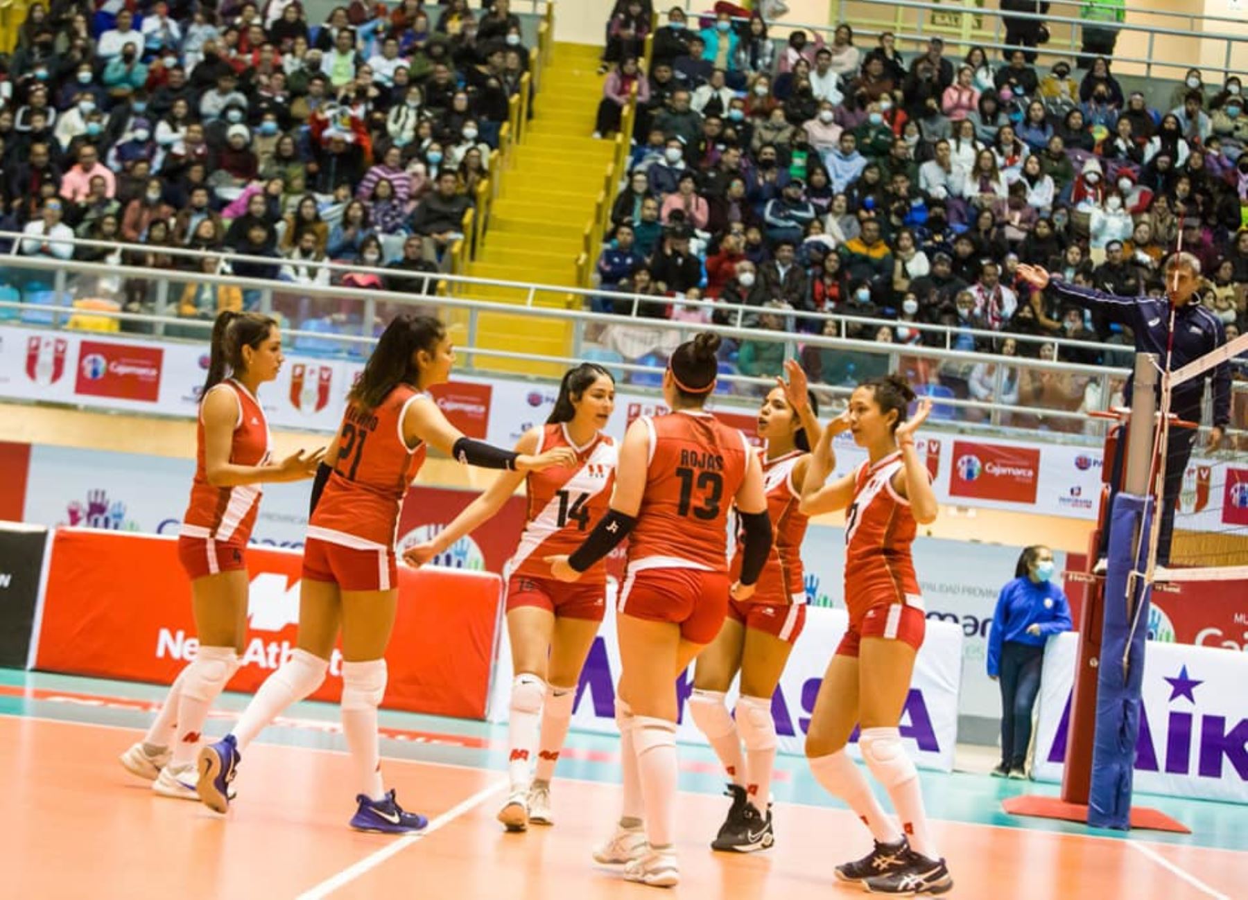 La selección peruana tuvo un gran debut en el Campeonato Sudamericano de Voleibol Sub-21, que se juega en Cajamarca
