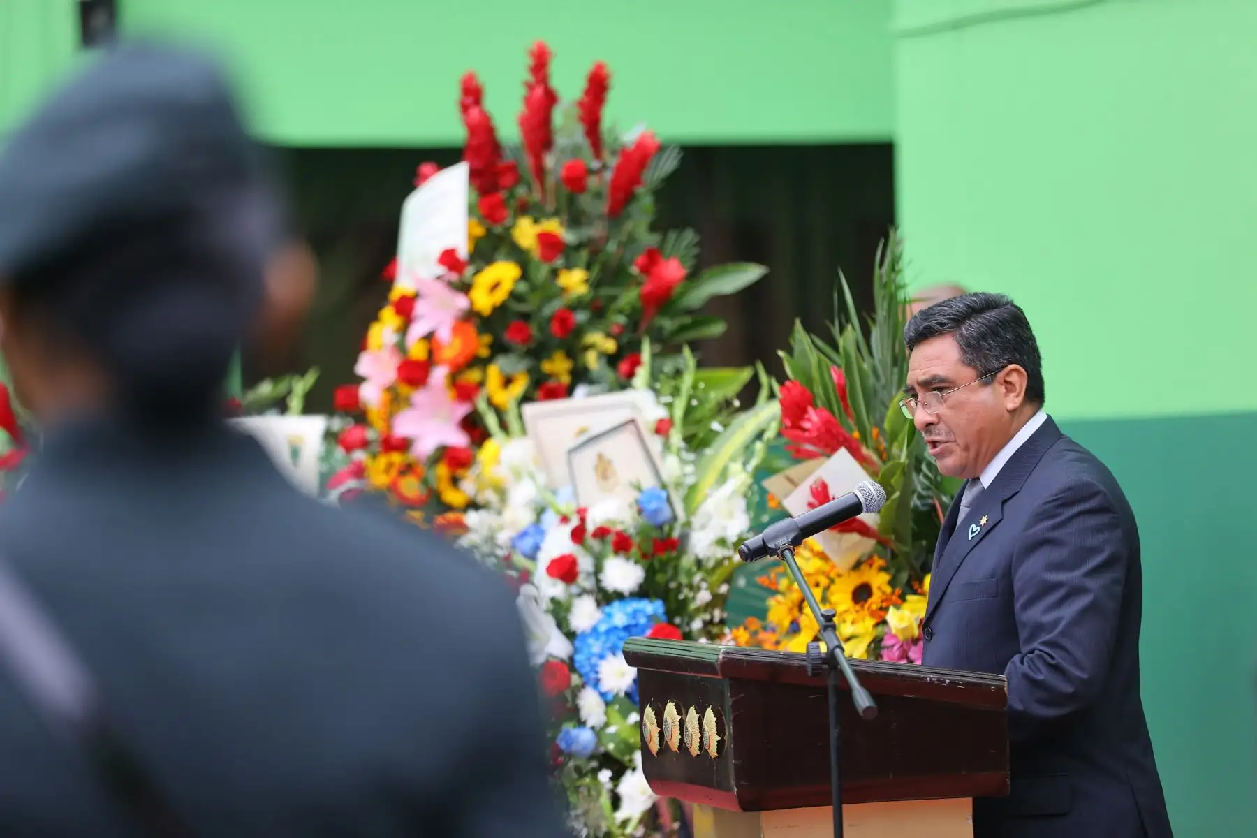 Con la presencia del Ministro del Interior, Willy Huerta Olivas y el Comandante General PNP, General de Policía, Luis Vera Llerena, la Policía Nacional del Perú, a través de la Región Policial Lima llevó a cabo la Ceremonia por el 19° Aniversario del Escuadrón Verde.
Foto: ANDINA/Andrés Valle