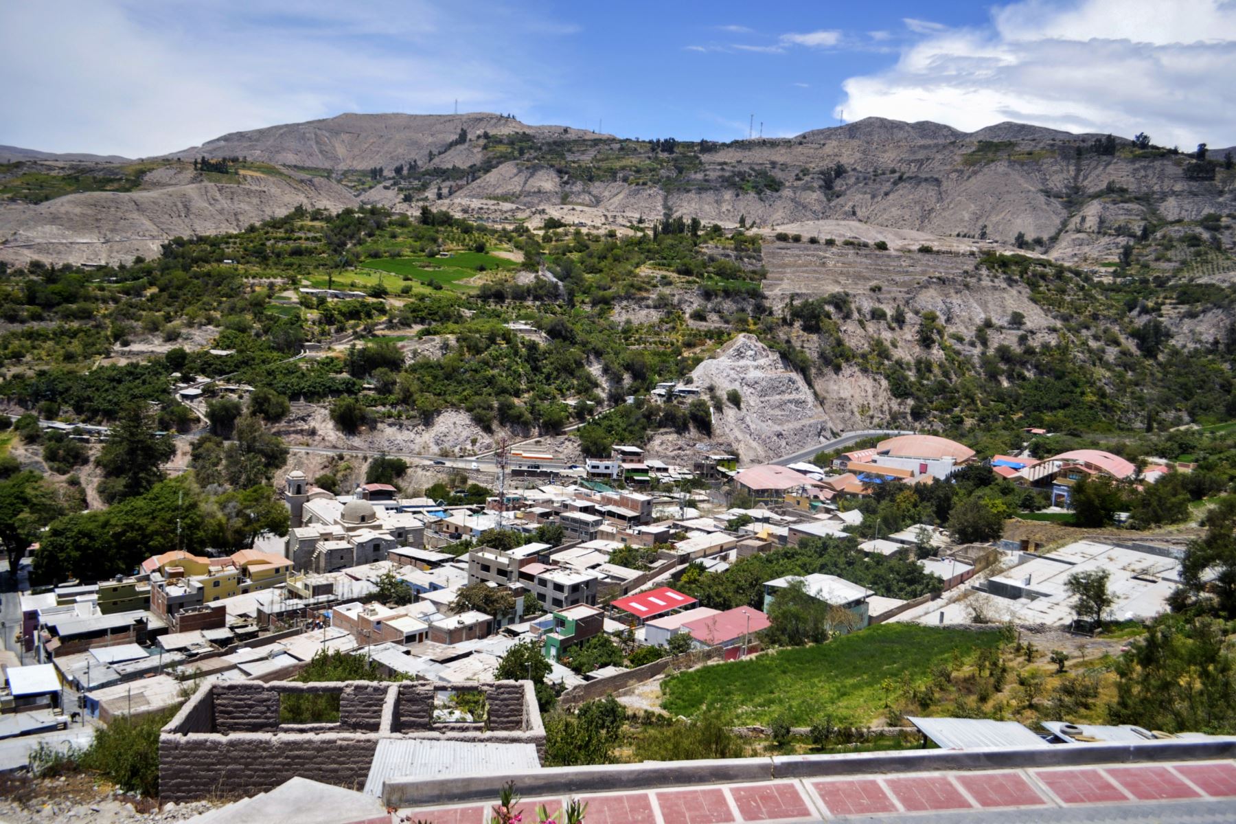 Vista panorámica del distrito de Torata, en la provincia de Mariscal Nieto, región Moquegua. Foto: INTERNET/Medios