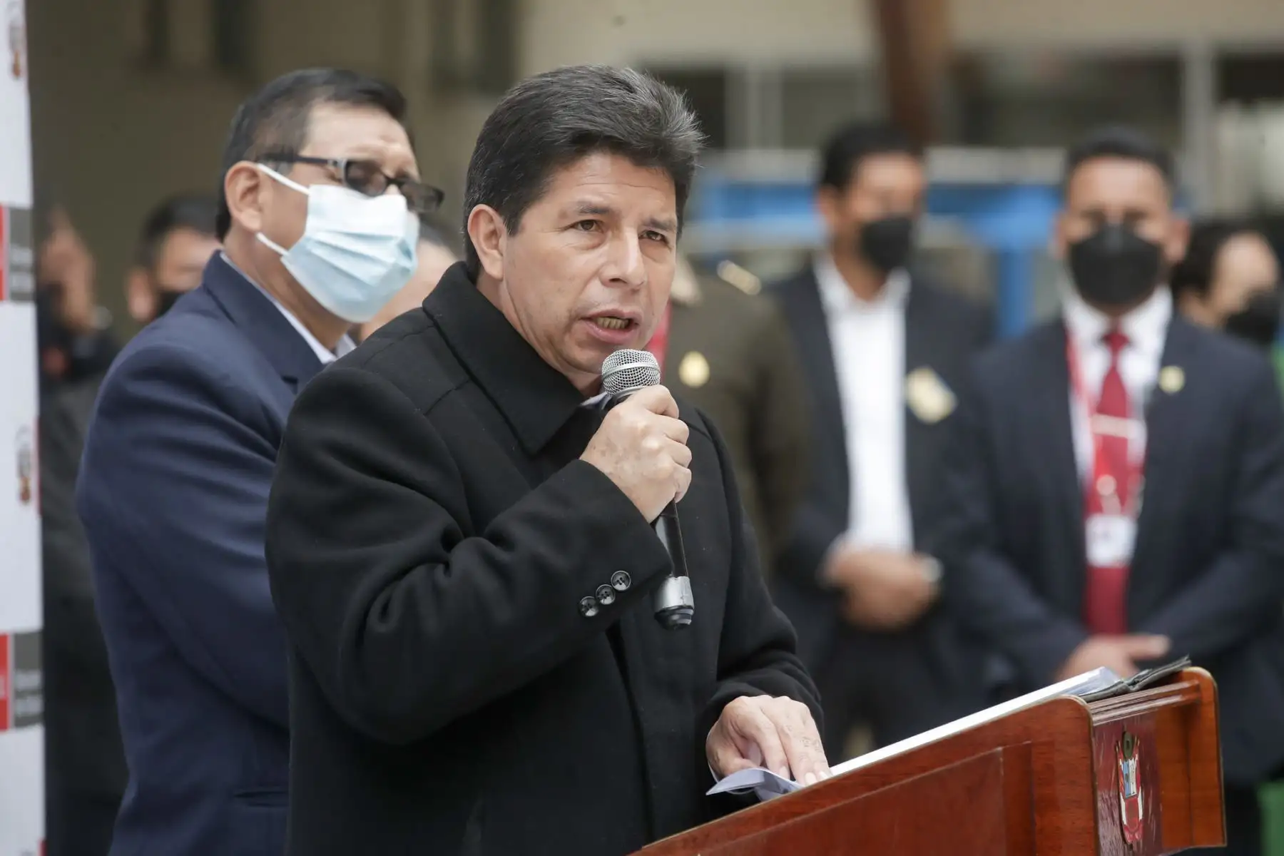 En el marco de las celebraciones por el Día del Niño, que se realiza este 21 de agosto, el presidente de la República, Pedro Castillo Terrones, supervisó el desarrollo de clases de los alumnos del Centro de Educación Básica Especial (CEBE) “Hipólito Unanue” en el Agustino. Foto: ANDINA/ Prensa Presidencia