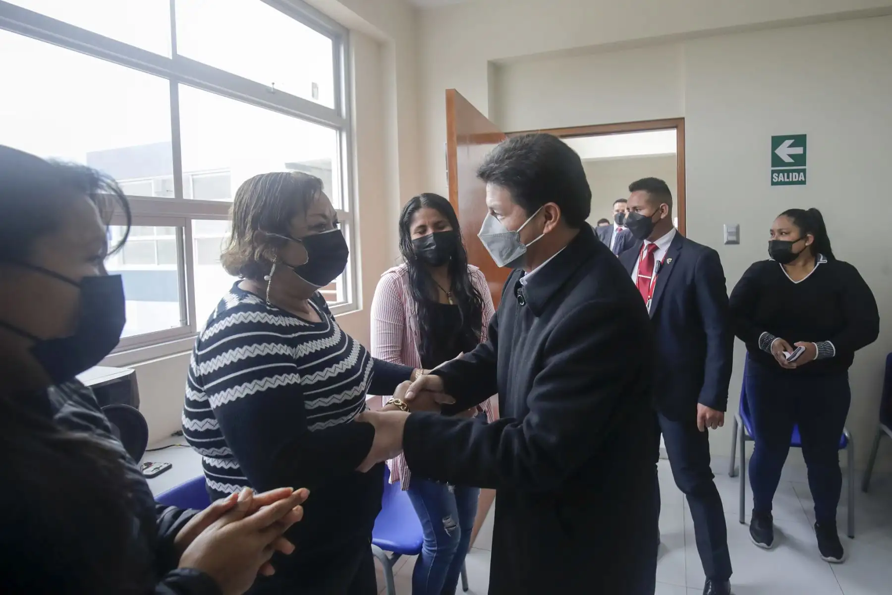 En el marco de las celebraciones por el Día del Niño, que se realiza este 21 de agosto, el presidente de la República, Pedro Castillo Terrones, supervisó el desarrollo de clases de los alumnos del Centro de Educación Básica Especial (CEBE) “Hipólito Unanue” en el Agustino. Foto: ANDINA/ Prensa Presidencia