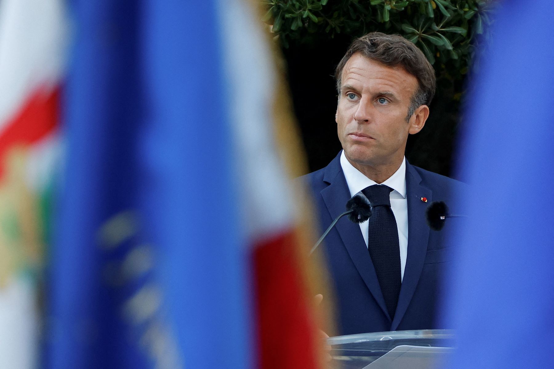 Presidente de Francia, Emmanuel Macron, tiene el desafío de impulsar la reforma del sistema de pensiones. Foto: AFP