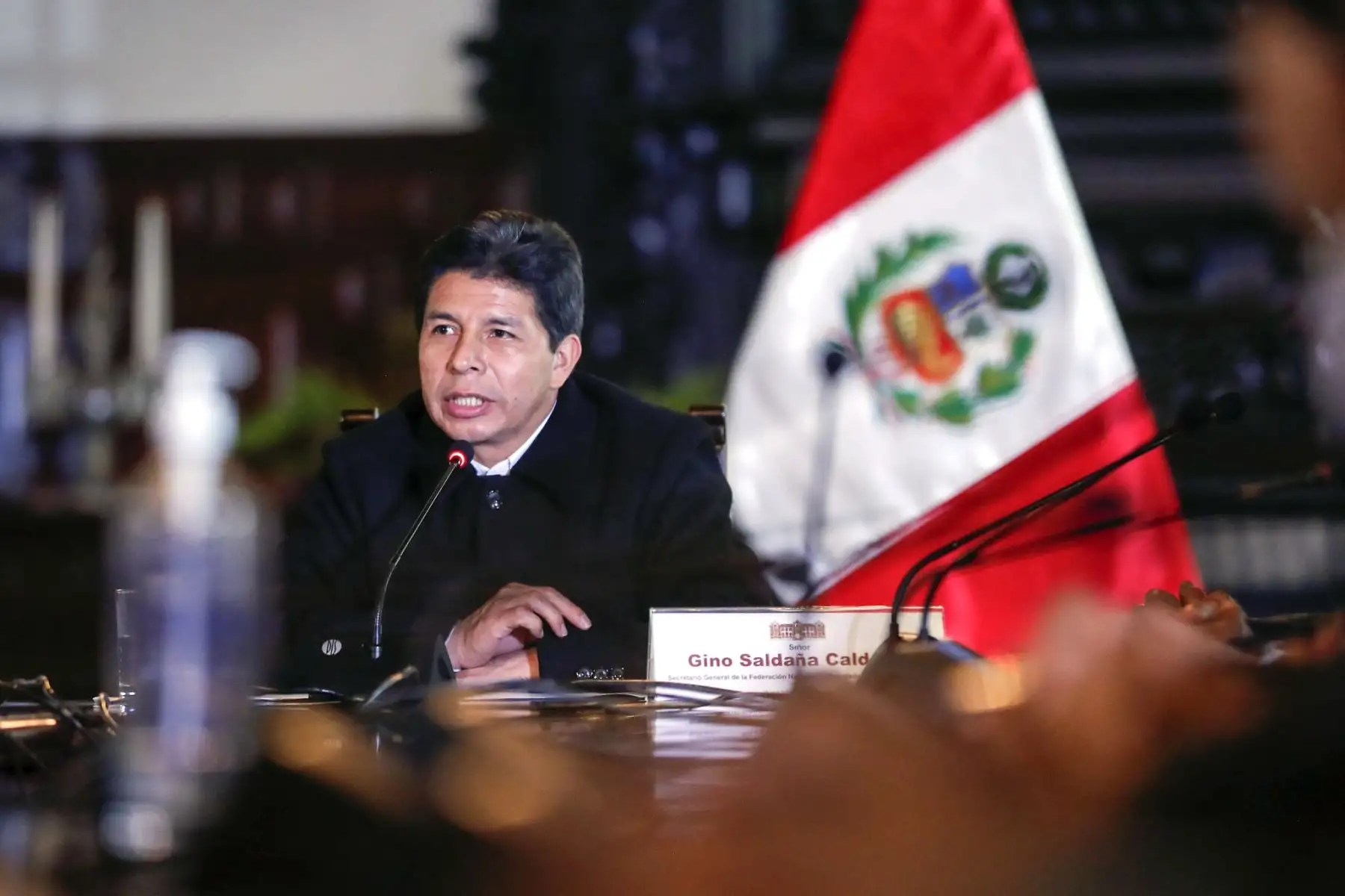 Presidente de la República, Pedro Castillo, se reunió con trabajadores del Poder Judicial.
Foto: ANDINA/Prensa Presidencia