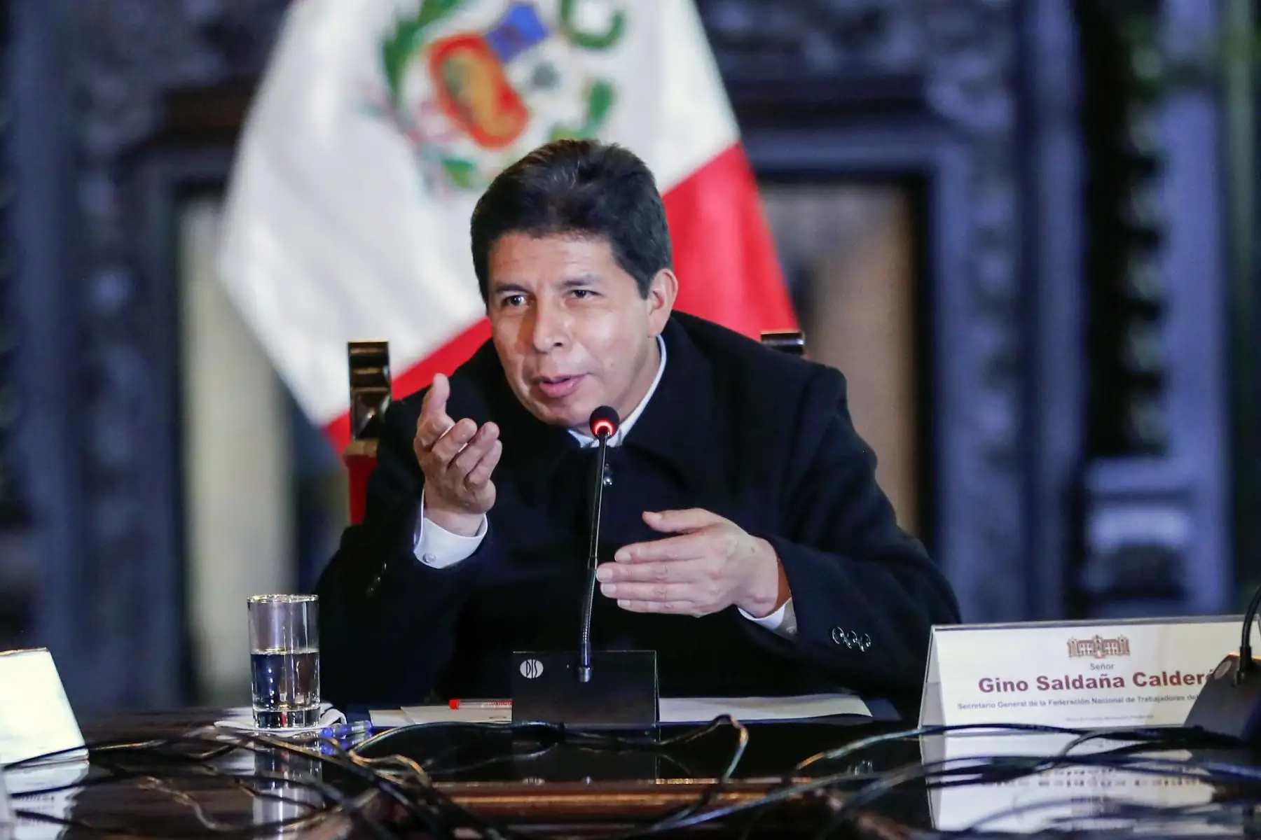 Presidente de la República, Pedro Castillo, se reunió con trabajadores del Poder Judicial.
Foto: ANDINA/Prensa Presidencia