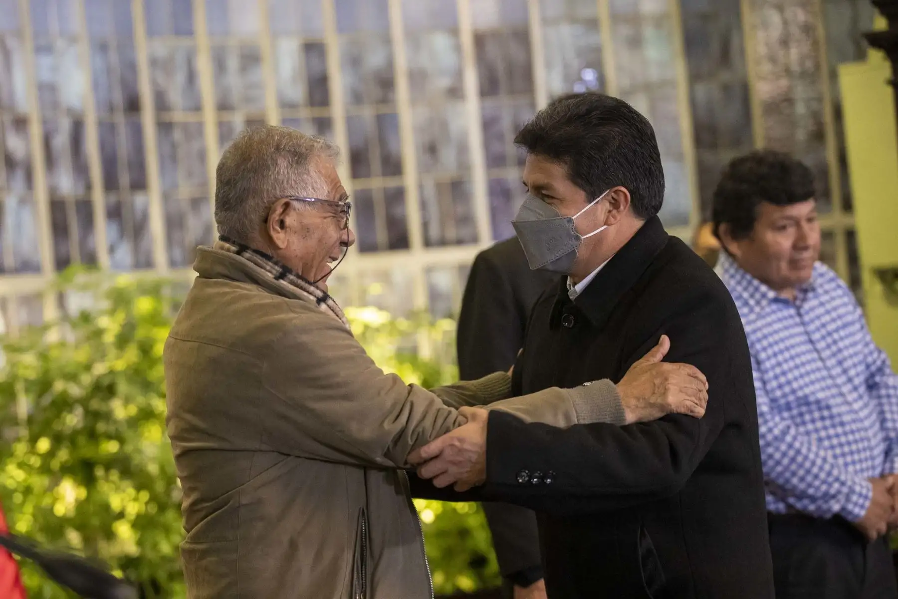 Presidente Pedro Castillo se reúne  con dirigentes sociales de la Institución de Apoyo a los Pueblos Olvidados (INAPO).
Foto: ANDINA/Prensa Presidencia