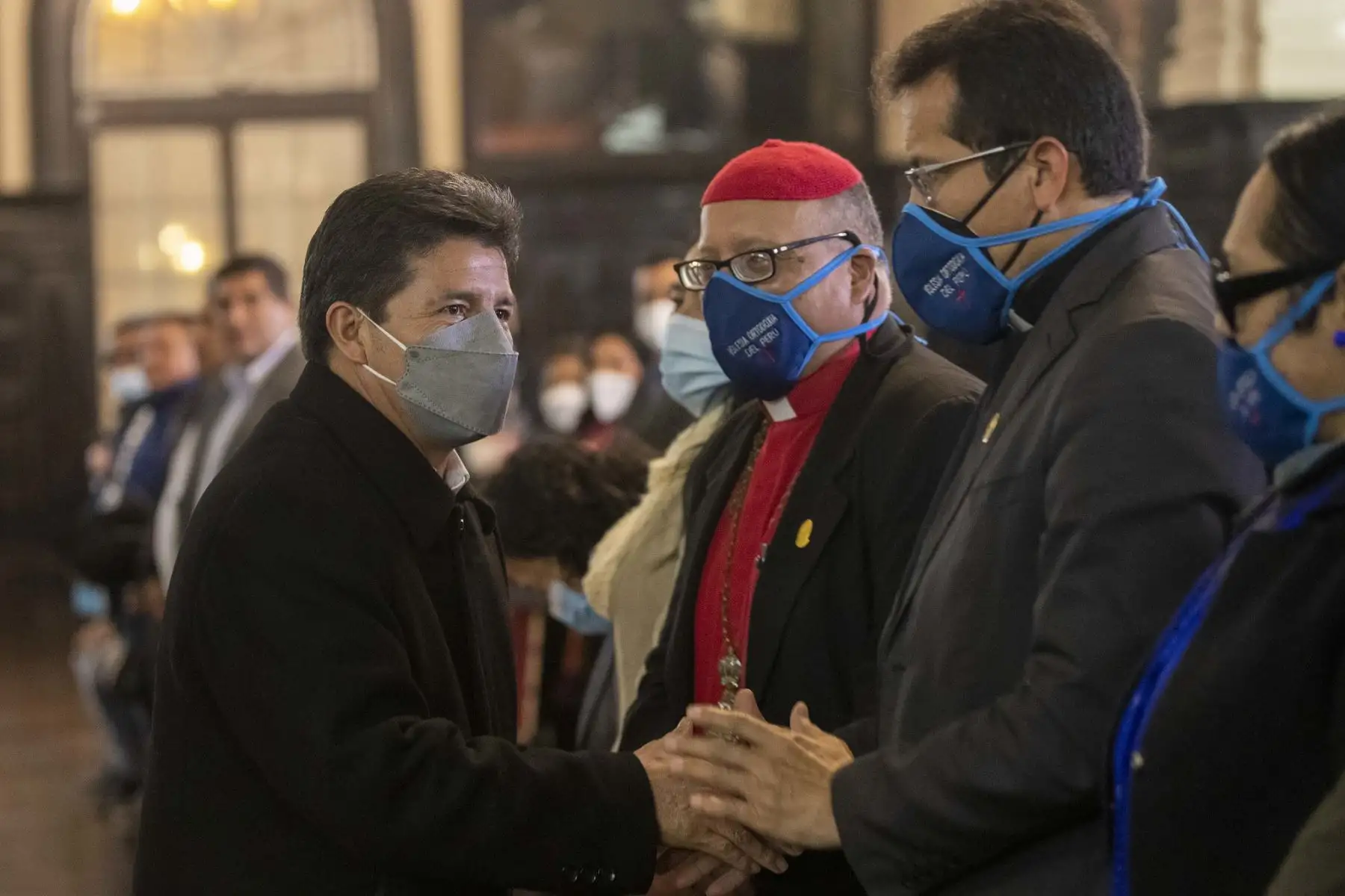 Presidente Pedro Castillo se reúne  con dirigentes sociales de la Institución de Apoyo a los Pueblos Olvidados (INAPO).
Foto: ANDINA/Prensa Presidencia