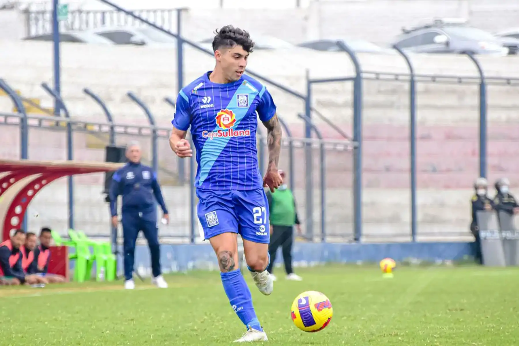 Jugador F. Zanelatto del  club Alianza Atlético en partido de la fecha 8 del Torneo Clausura en el Estadio Iván Elías Moreno. 
Foto: Liga 1