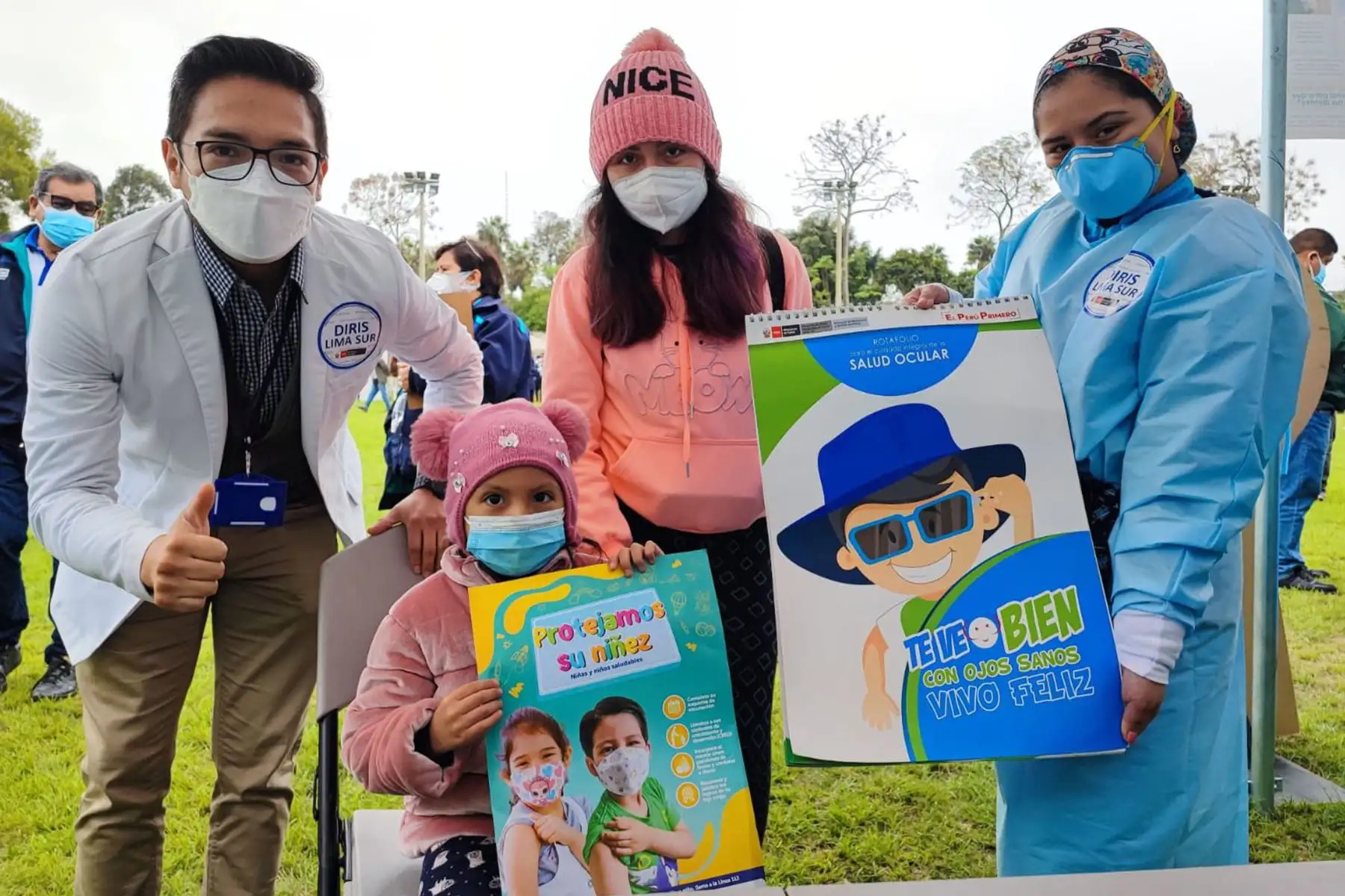 En el marco de la celebración  por el ”Día del Niño”, la Diris Lima Sur a través del Ministerio de Salud promueve la jornada multisectorial que continúa con las jornadas de vacunación  en el Parque Huascar en Villa El Salvador.
Foto: Diris Lima Sur