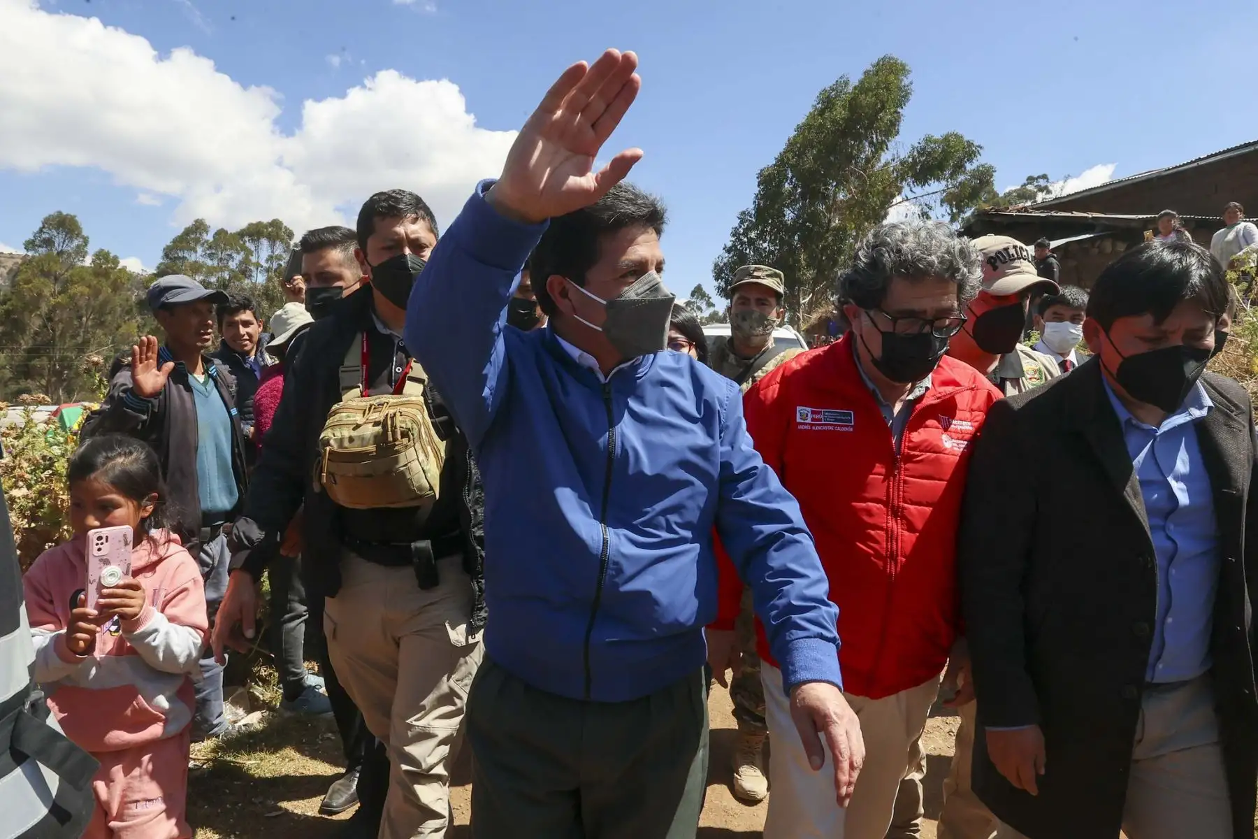Presidente Pedro Castillo entrega fertilizantes y maquinarias en el centro poblado Moyobamba Baja en la provincia de Andahuaylas, región Apurímac.
Foto: ANDINA/Prensa Presidencia