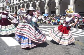 La tradicional danza del Wititi forma parte de la identidad cultural del valle del Colca, región Arequipa. Foto: ANDINA/Rocío Mendez