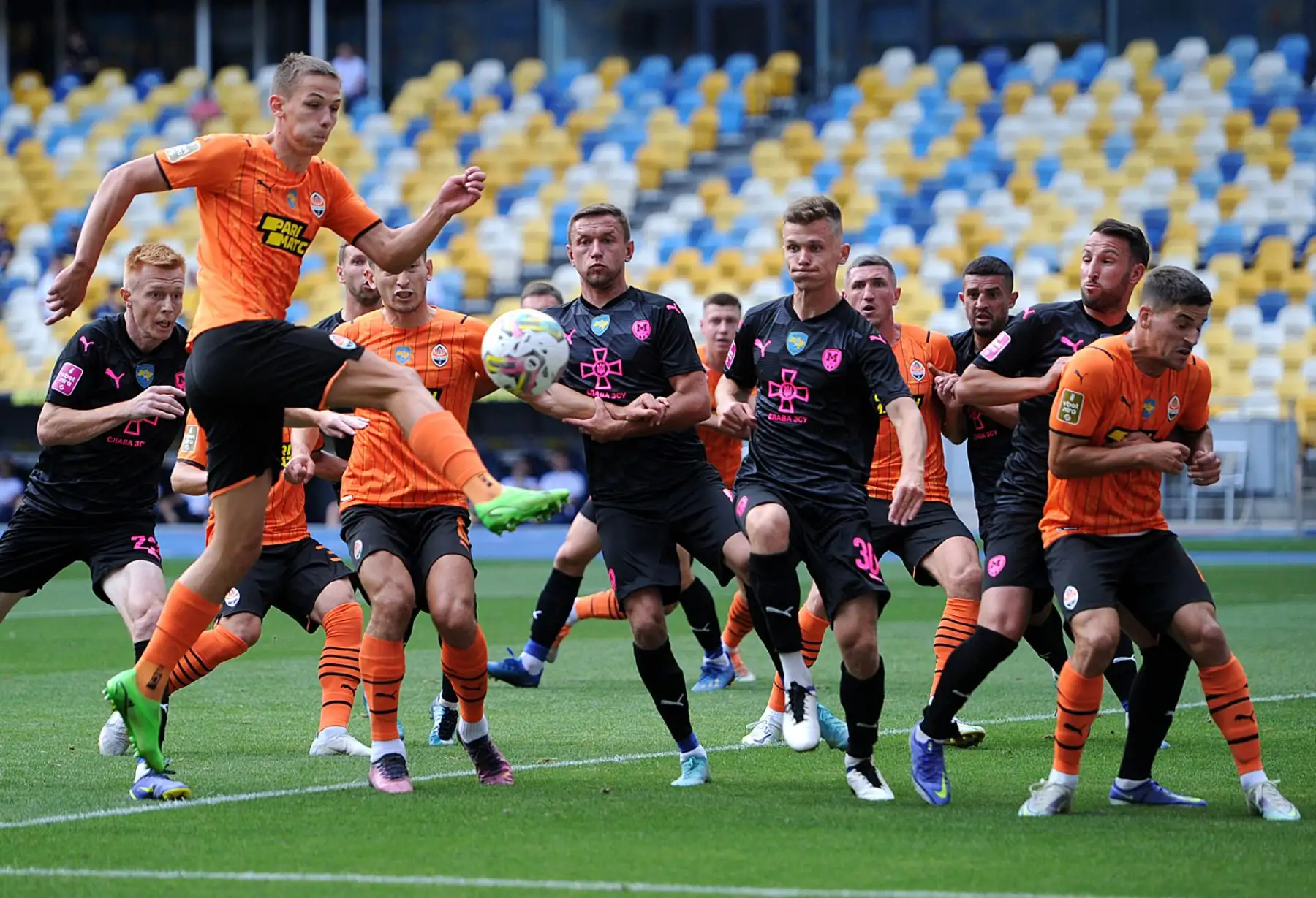 El Shakhtar Donetsk volvió a los campos de juego en Ucrania