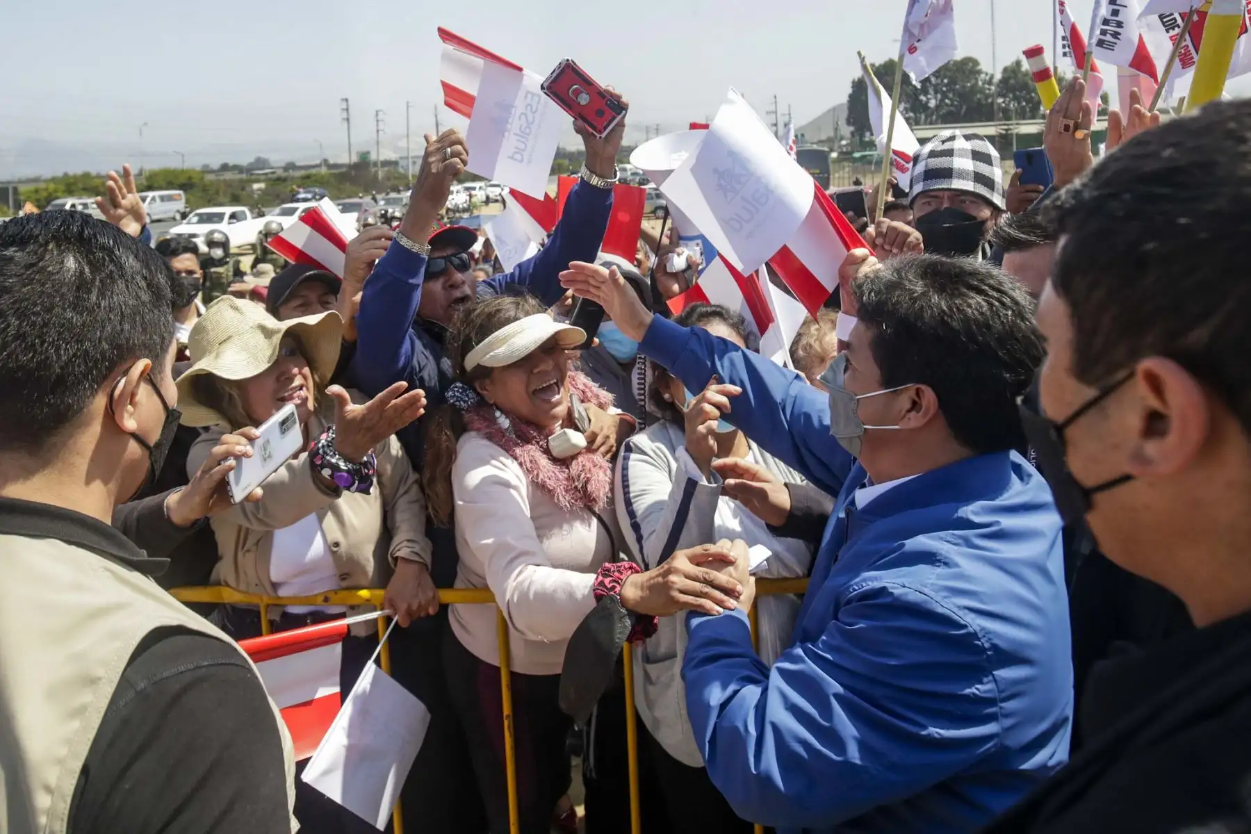 Presidente de la República, Pedro Castillo, inaugura el Hospital Bicentenario Chao de EsSalud, en la región La Libertad.
Foto: ANDINA/Prensa Presidencia