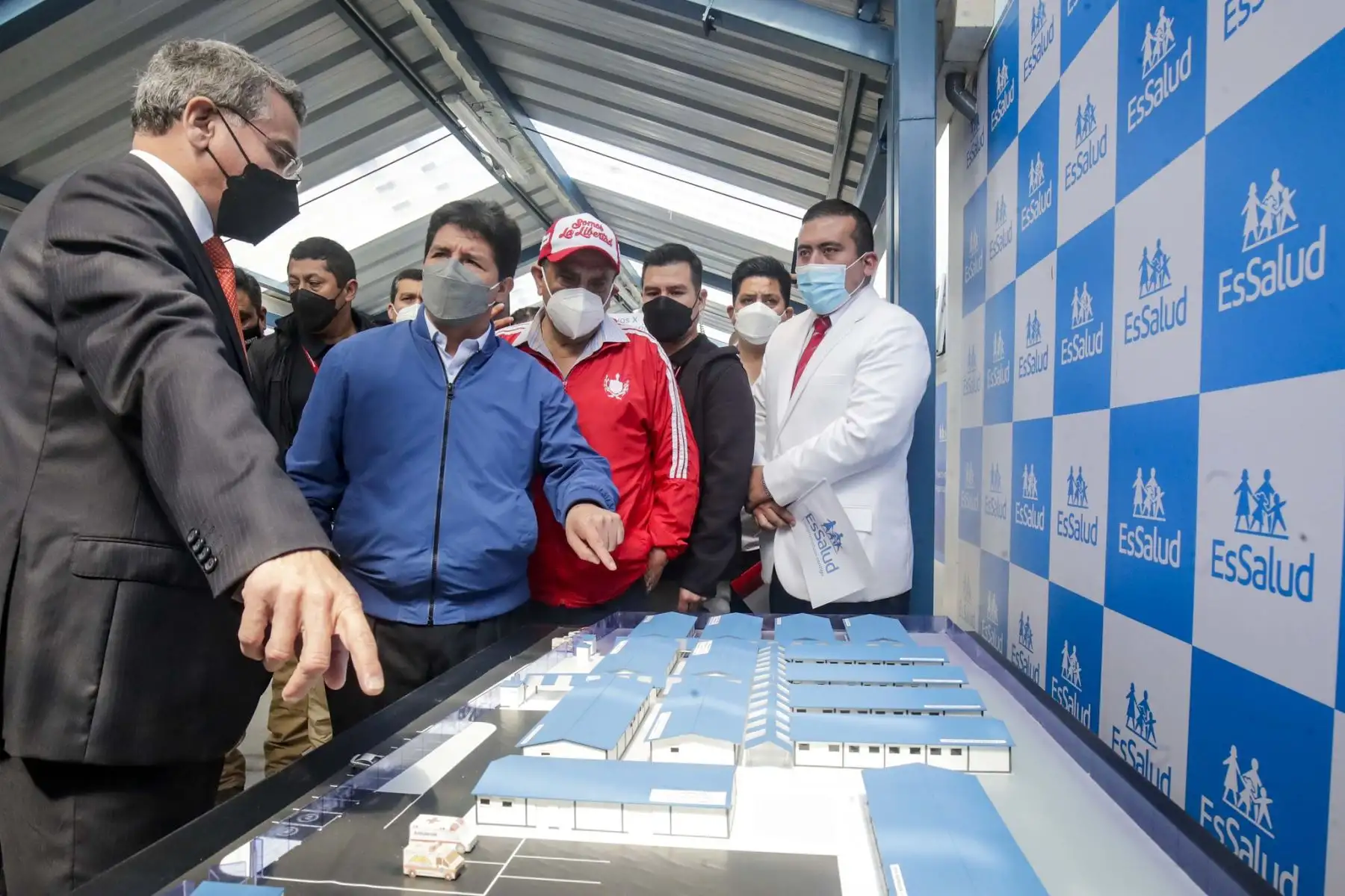 Presidente de la República, Pedro Castillo, inaugura el Hospital Bicentenario Chao de EsSalud, en la región La Libertad.
Foto: ANDINA/Prensa Presidencia