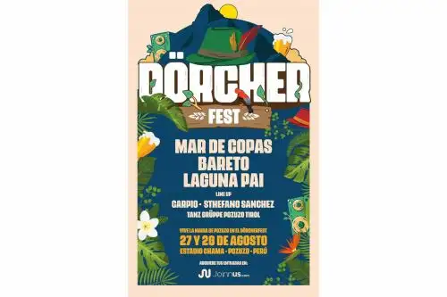 La segunda edición del DörcherFest se realizará en el Estadio Chama, Pozuzo, los días 27 y 28 de agosto. Foto: Difusión