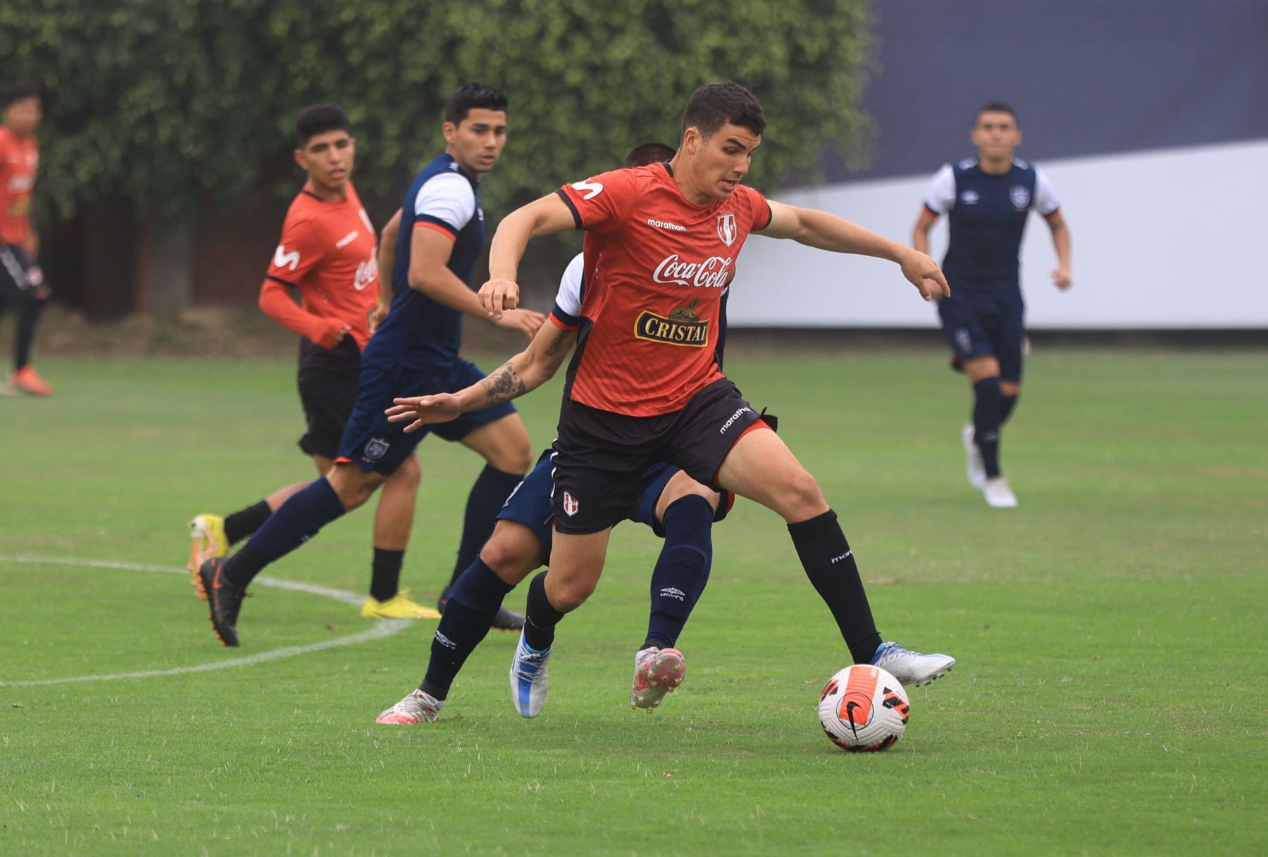 La selección peruana sub-23 se pone a punto para enfrentar a los chilenos