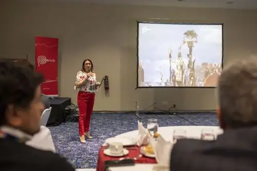 Promperú participa en la IBTM Americas 2022, una de las ferias más importantes del turismo de reuniones e incentivos, en México. Foto: cortesía.