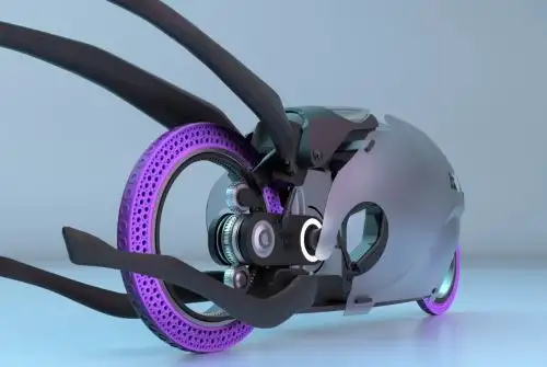 Estudiante de la Universidad Privada del Norte ha diseñado un novedoso invento denominado “Squid Bike” que ayuda a reducir el uso del combustible y cuenta con un sistema antivuelco que protege de daños graves al conductor ante un accidente. Foto: UPN
