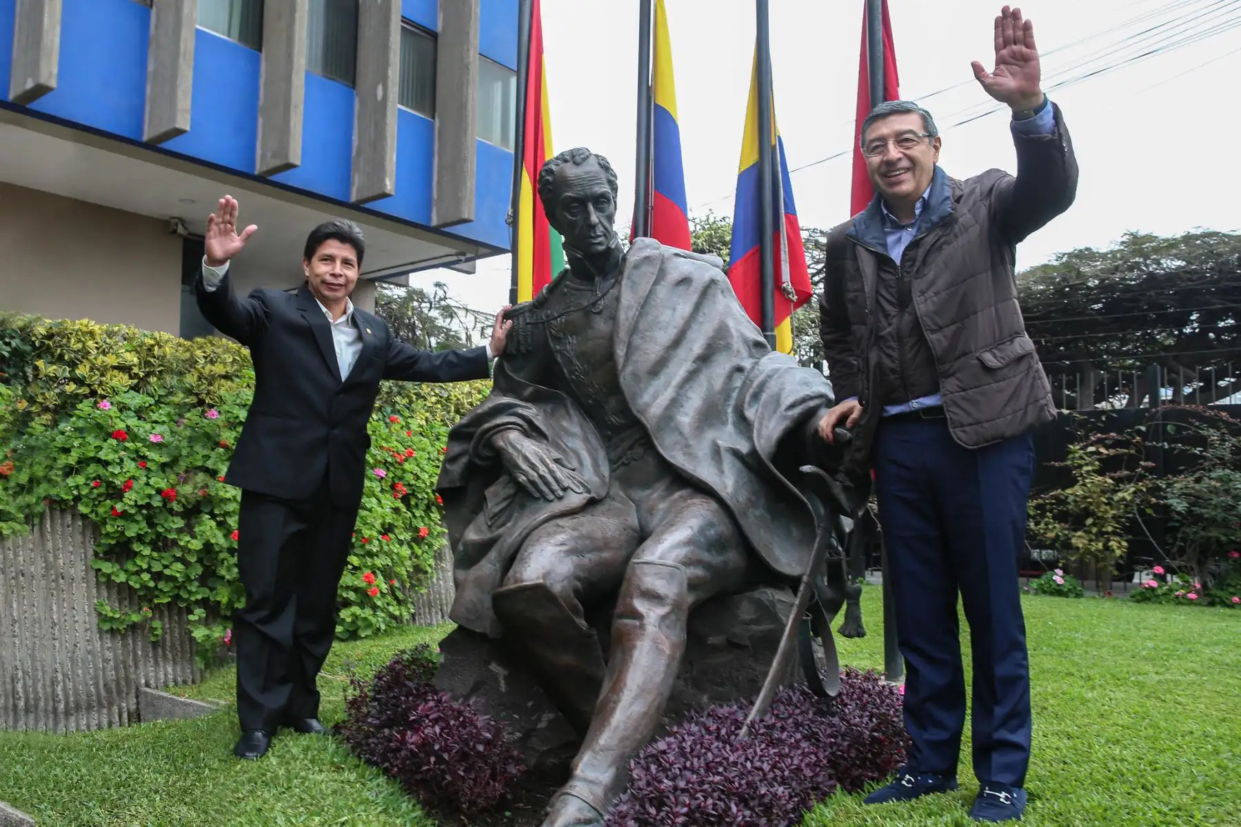 Presidente de Perú, Pedro Castillo visitó sede de la Secretaría General de la Comunidad Andina.
Foto: ANDINA/Prensa Presidencia