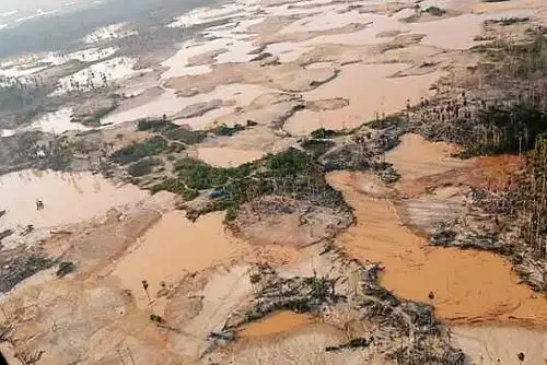 Zona donde opera la minería ilegal en la región Madre de Dios. Foto: ANDINA/Difusión