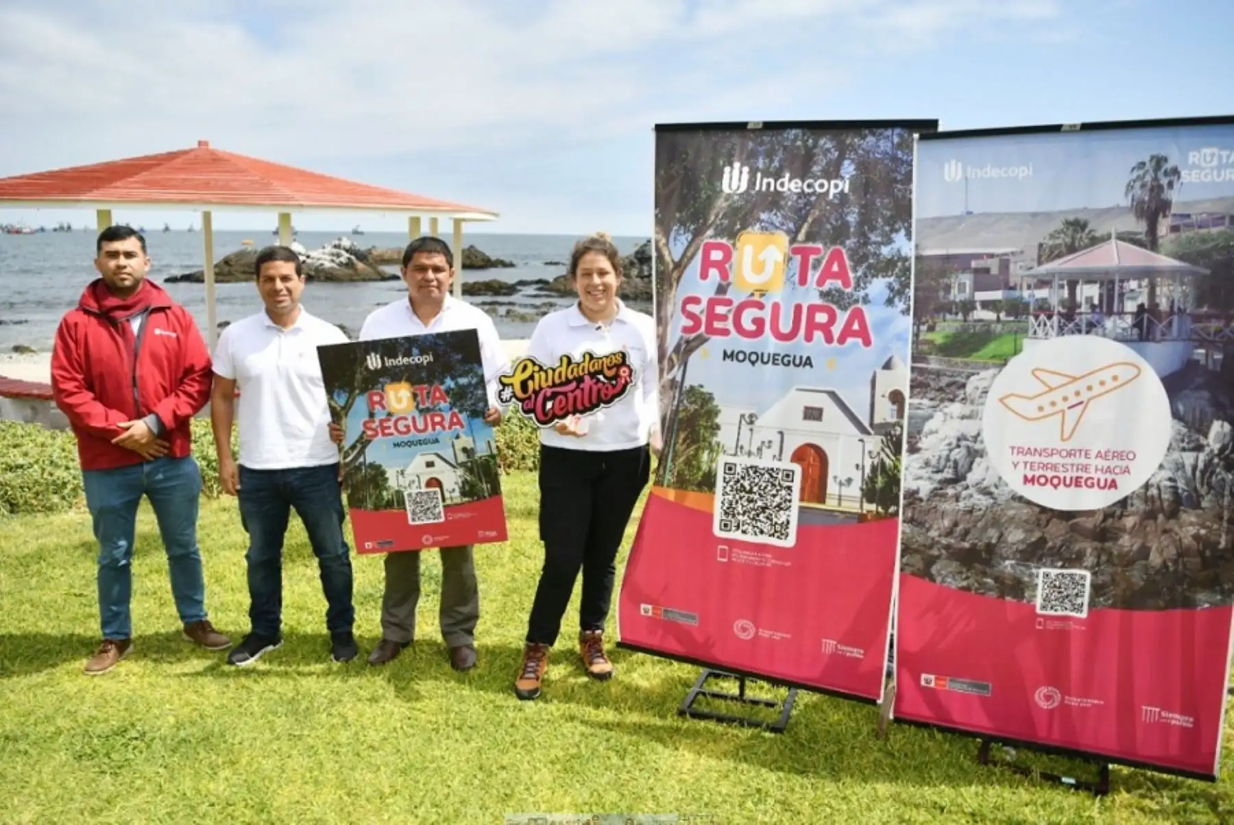 En el marco de las acciones emprendidas para fortalecer la reactivación del sector turismo, emprendedores, Mypes, empresarios y productores, colocando a los ciudadanos al centro de sus servicios, el Indecopi presentó la guía virtual “Ruta Segura Moquegua” y entregó seis registros de la marca colectiva “Ilolivo Centenario Orgullosos de su Historia”.