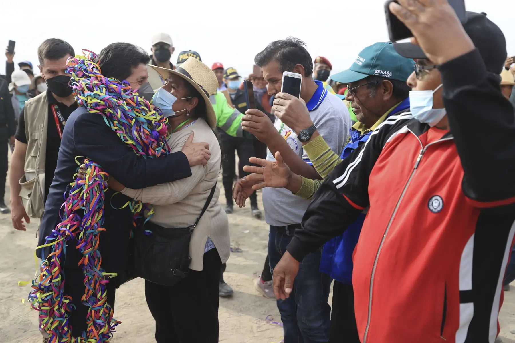 El presidente de la República, Pedro Castillo, sostuvo encuentro con agricultores de La Yarada - Los Palos, en Tacna. Foto: ANDINA/Prensa Presidencia
