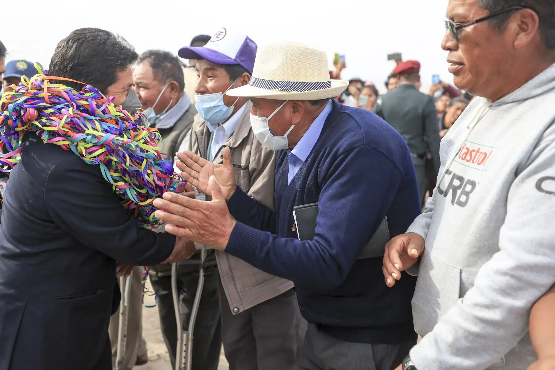 El presidente de la República, Pedro Castillo, sostuvo encuentro con agricultores de La Yarada - Los Palos, en Tacna. Foto: ANDINA/Prensa Presidencia