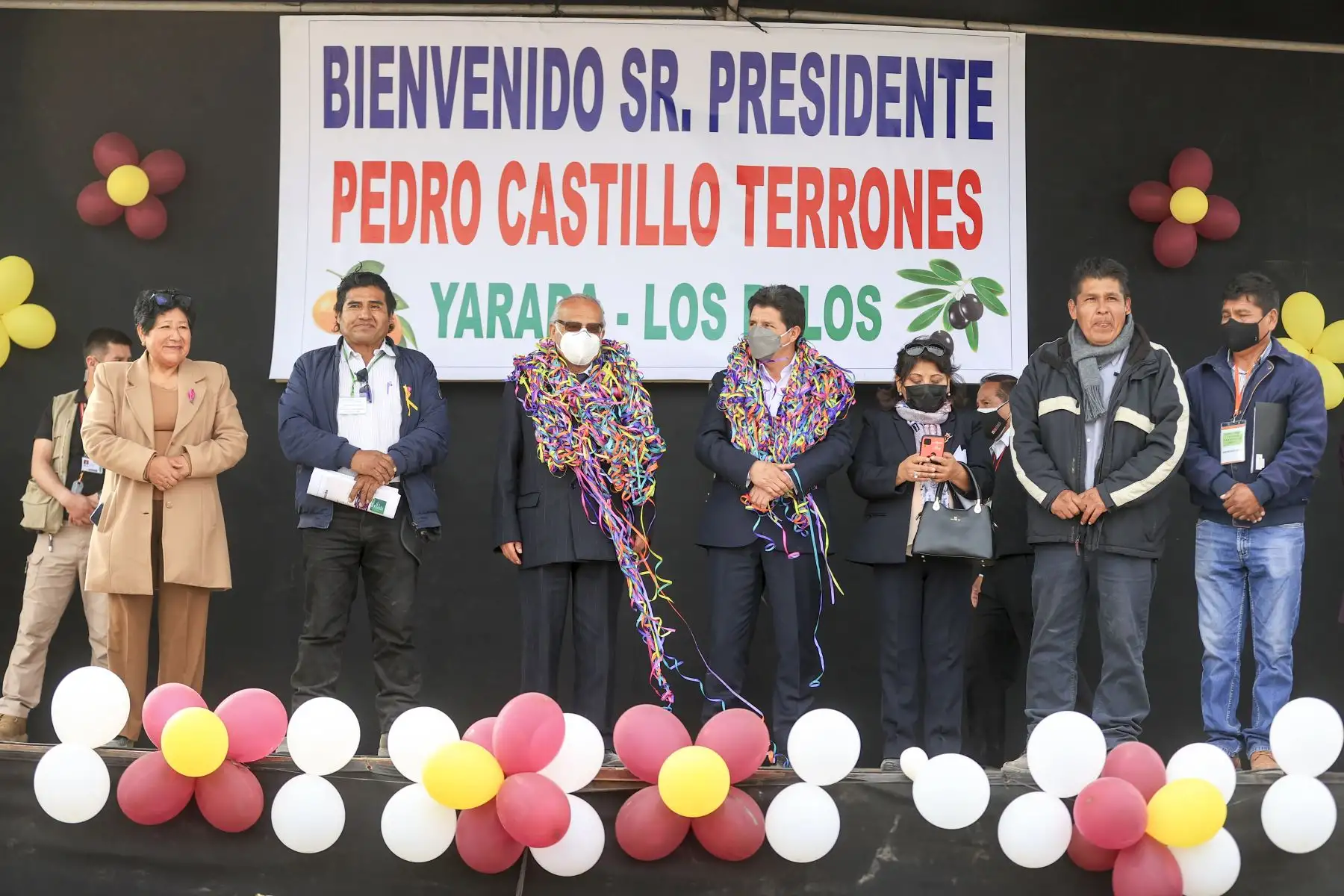 El presidente de la República, Pedro Castillo, sostuvo encuentro con agricultores de La Yarada - Los Palos, en Tacna. Foto: ANDINA/Prensa Presidencia