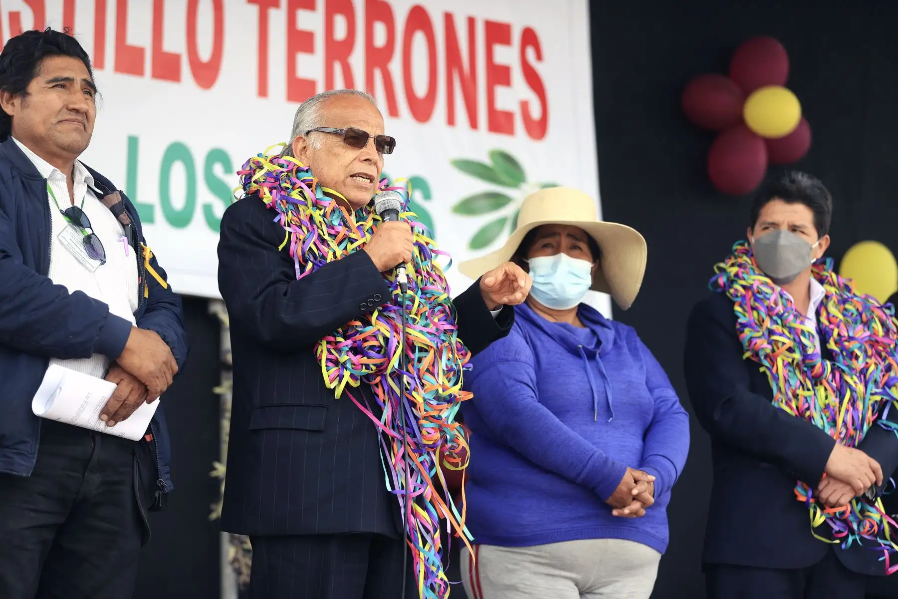 El presidente de la República, Pedro Castillo, sostuvo encuentro con agricultores de La Yarada - Los Palos, en Tacna. Foto: ANDINA/Prensa Presidencia
