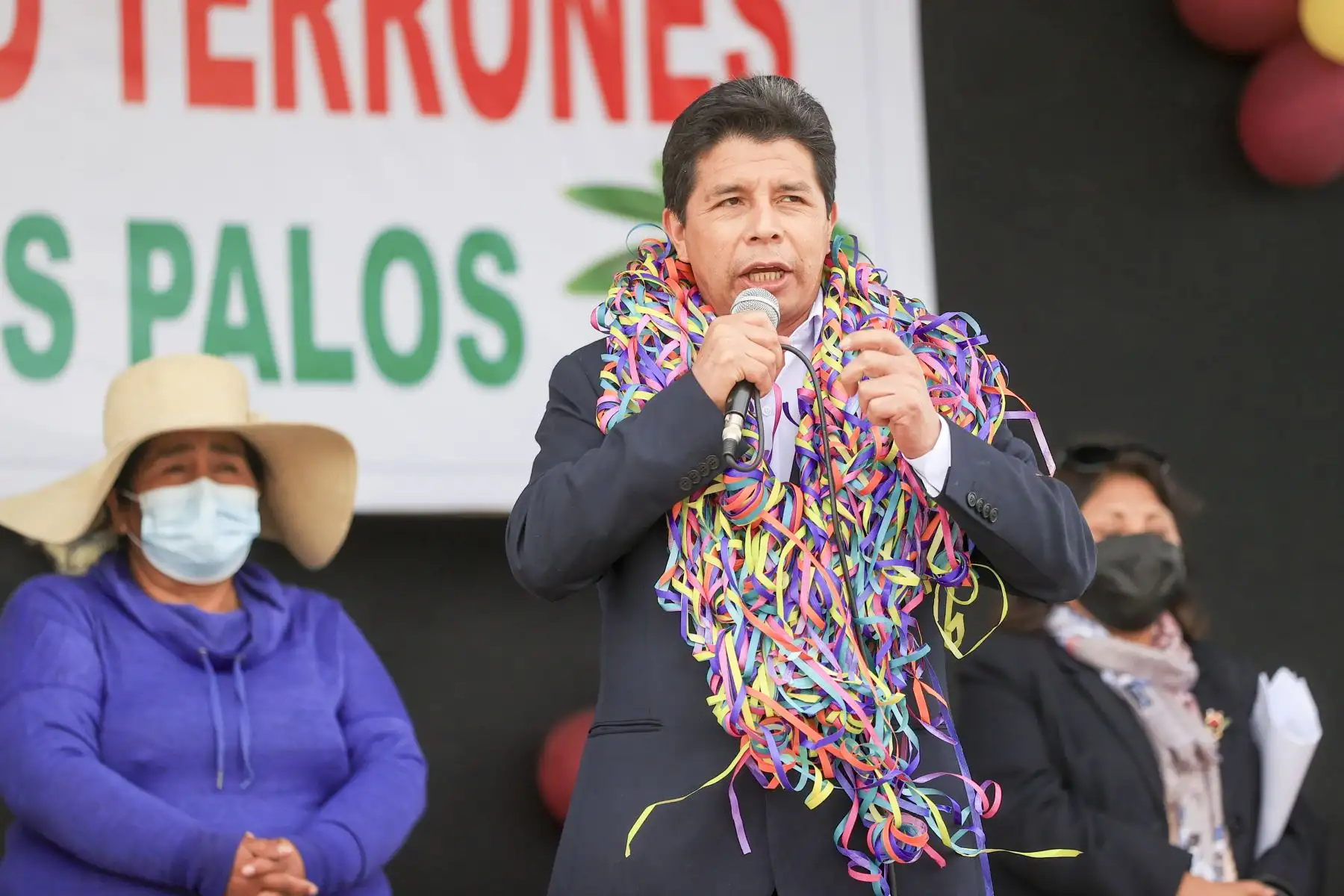 El presidente de la República, Pedro Castillo, sostuvo encuentro con agricultores de La Yarada - Los Palos, en Tacna. Foto: ANDINA/Prensa Presidencia