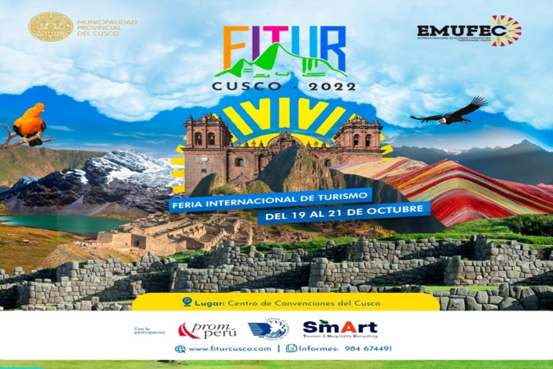 Promperú promoverá la participación en el Fitur Cusco 2022 de 30 importantes empresas pertenecientes a las 25 regiones del país.