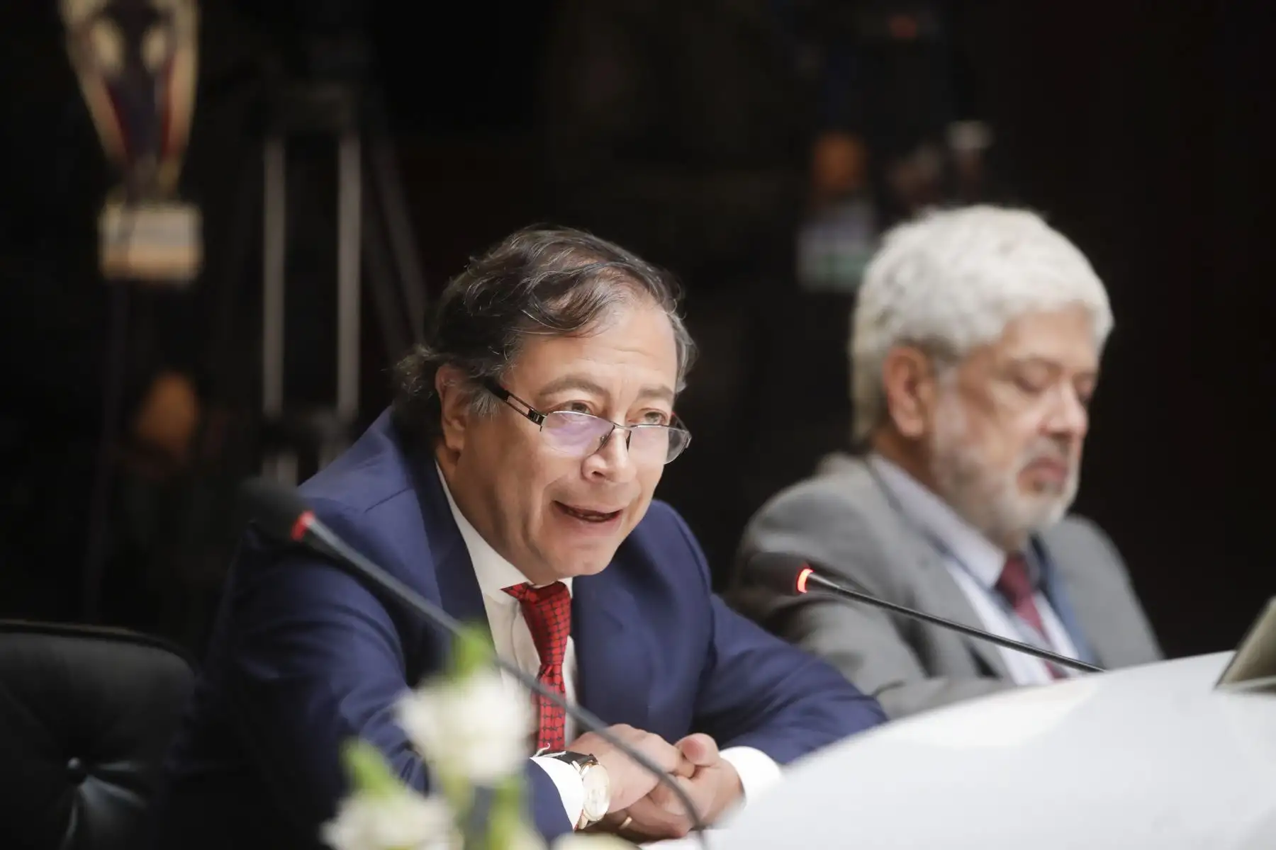 El presidente de Colombia, Gustavo Petro, participa en la XXII Reunión del Consejo Presidencial Andino. Foto: ANDINA/ Prensa Presidencia