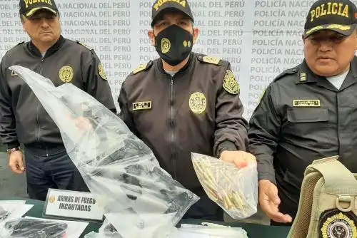 En las intervenciones en la región La Libertad se incautaron 82 armas de fuego de procedencia ilegal. Foto: Cortesía Luis Puell