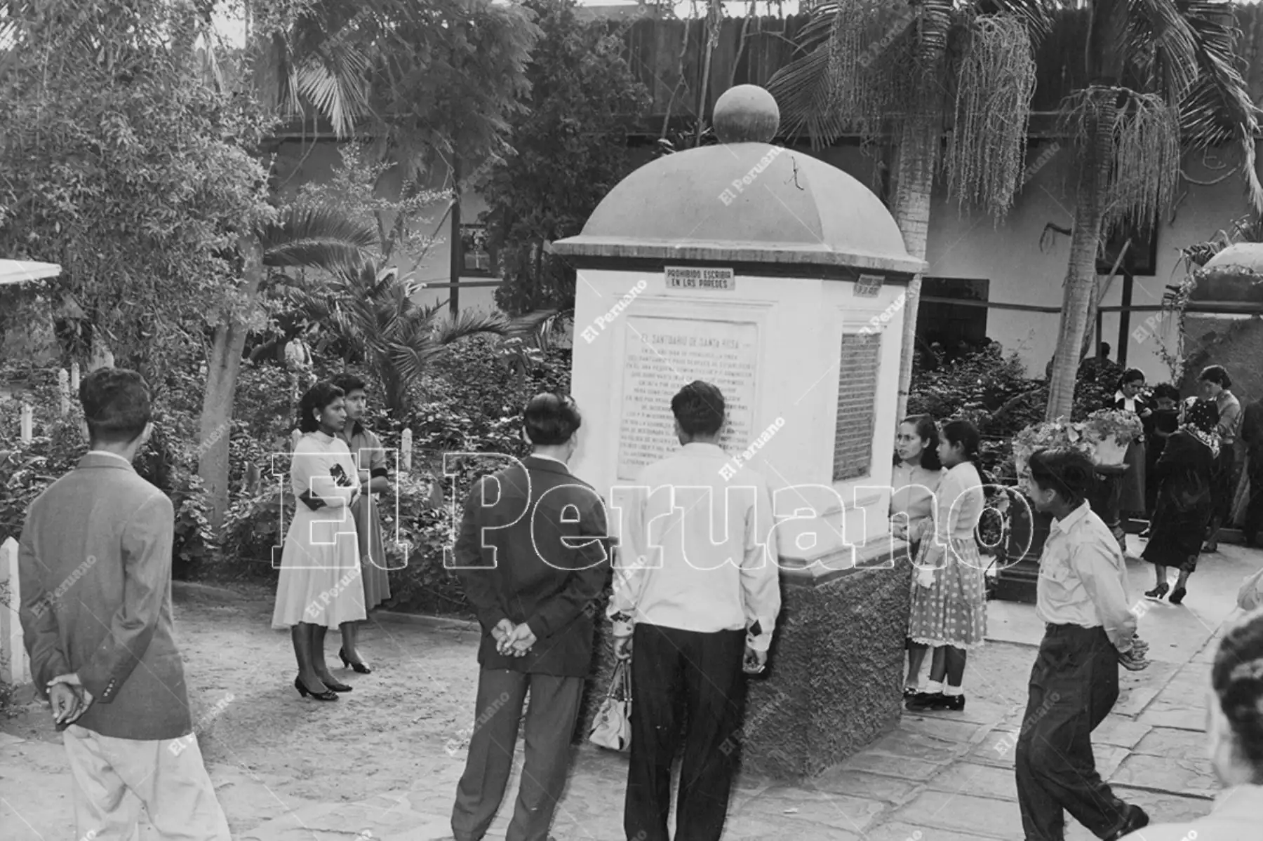 Lima - 29 agosto 1957 / Interior de la antigua iglesia de Santa Rosa de los Padres. Foto: Archivo Histórico de El Peruano