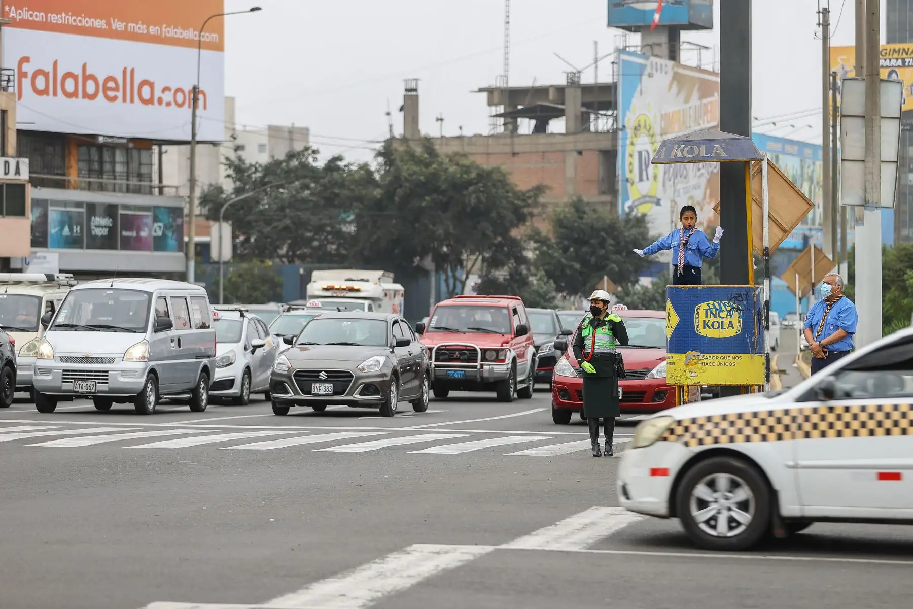 La actividad, se realiza en estrecha coordinación con la Policía de Tránsito, tendrá como punto principal la plaza Grau, en el Cercado de Lima, desde las 7.30 a.m. Foto: ANDINA/ Andrés Valle