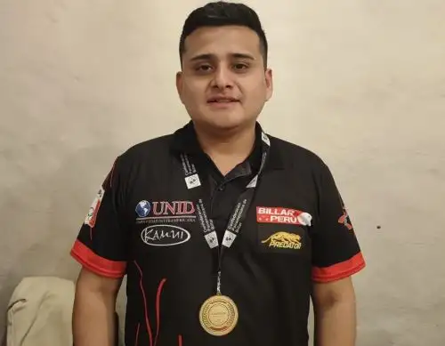 Gerson Martínez ganó tres medallas en el Campeonato Panamericano de Pool