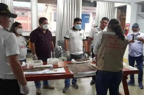Los especialistas de la Dirección de Recuperaciones del sector Cultura tuvieron a su cargo el dictado de las charlas. Foto: Mincul