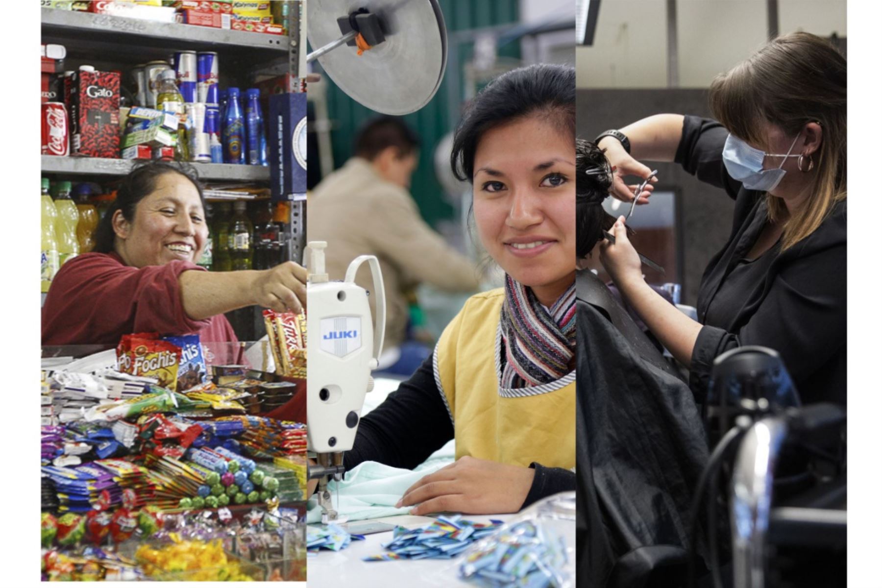 En el Perú, de acuerdo a información sistematizada por el Ministerio de la Producción (Produce) en el 2021, el número de micro y pequeñas empresas (Mype) lideradas por mujeres ascendió a 2.1 millones. ANDINA/ Andina