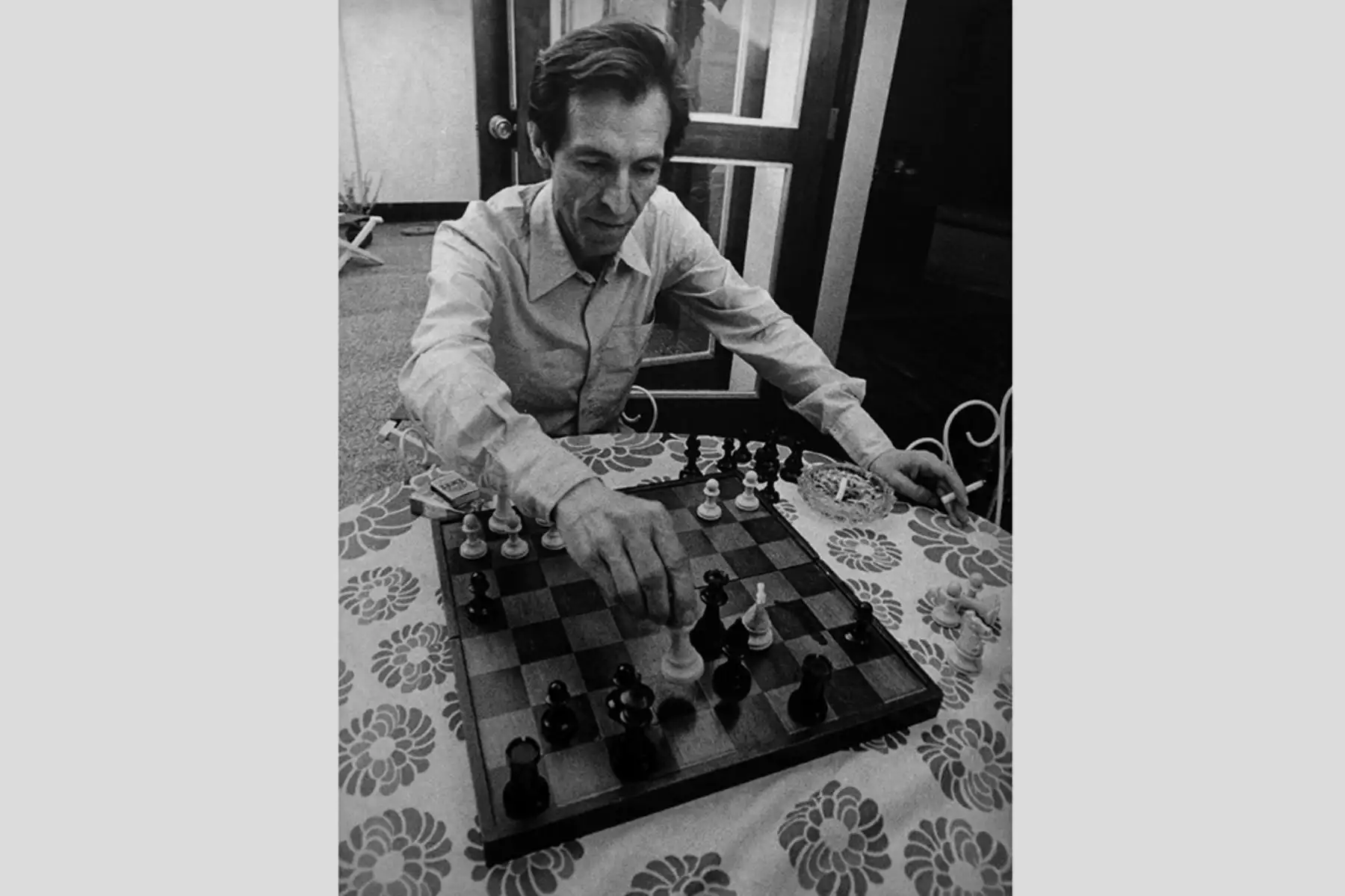 Lima - 19 abril 1991 / Julio Ramón Ribeyro, destacado escritor de la Generación del 50. 
Foto: Archivo Familiar