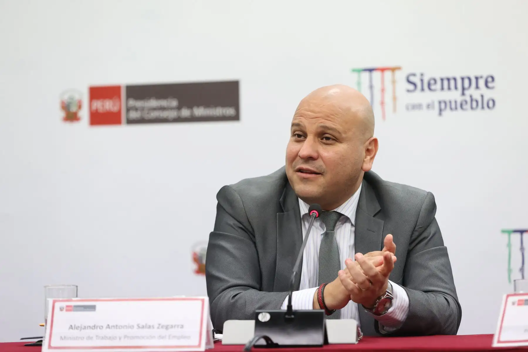 Ministro de Trabajo y Promoción del Empleo, Alejandro Salas. ANDINA/Difusión