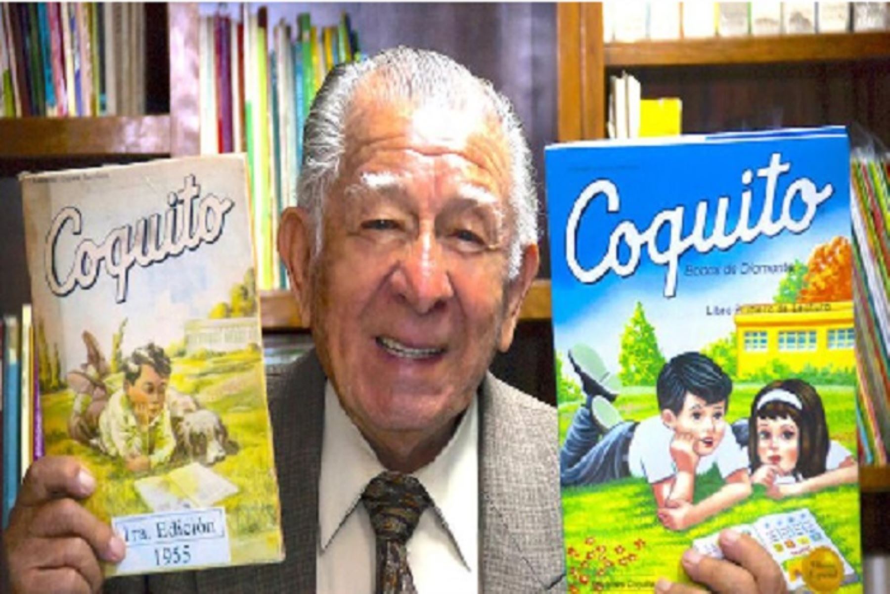 El libro Coquito, de Everardo Zapata Santillana, es empleado en 15 países de lengua española. Foto: Mincul