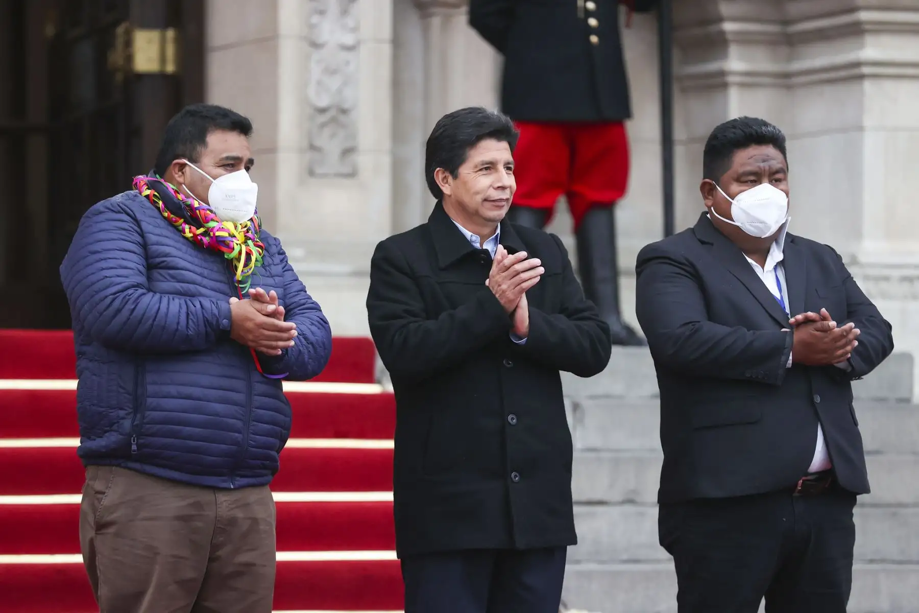 Presidente Pedro Castillo se reúne con representantes de comunidades de las regiones Huancavelica e Ica.
Foto: ANDINA/Prensa Presidencia